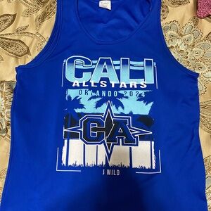 Blue Cali Allstars Tank Top
